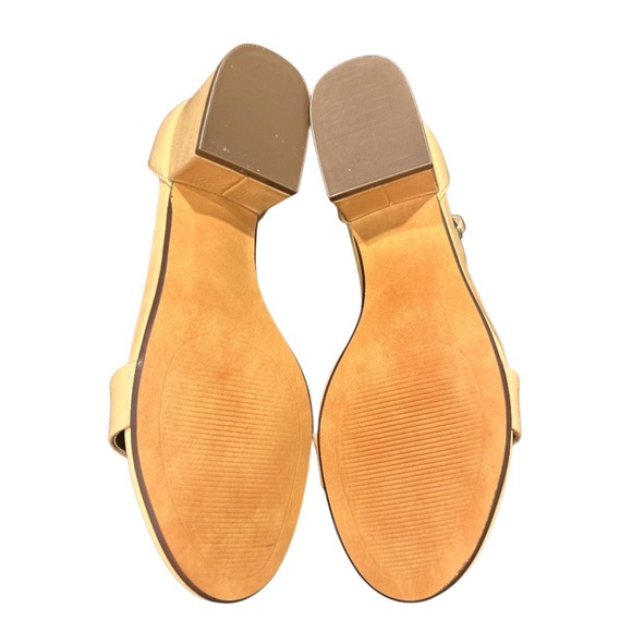 Amazon Essentials Tan NWOT Block Heel Ankle Wrap Strap Sandals, size 8. - Picture 5 of 5